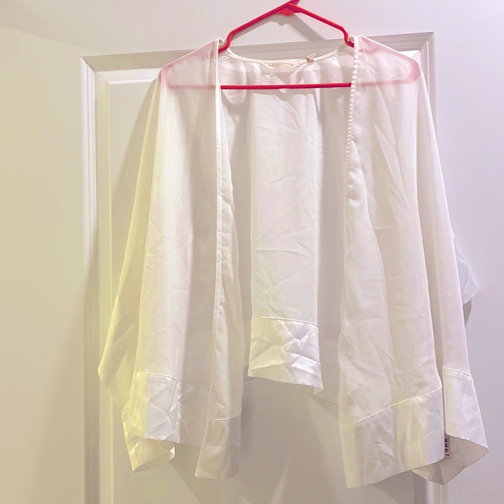 Soft Surroundings - White casual outerwear (Size S/M)